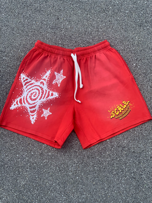 Success Comes After Life Experience Shorts-Red