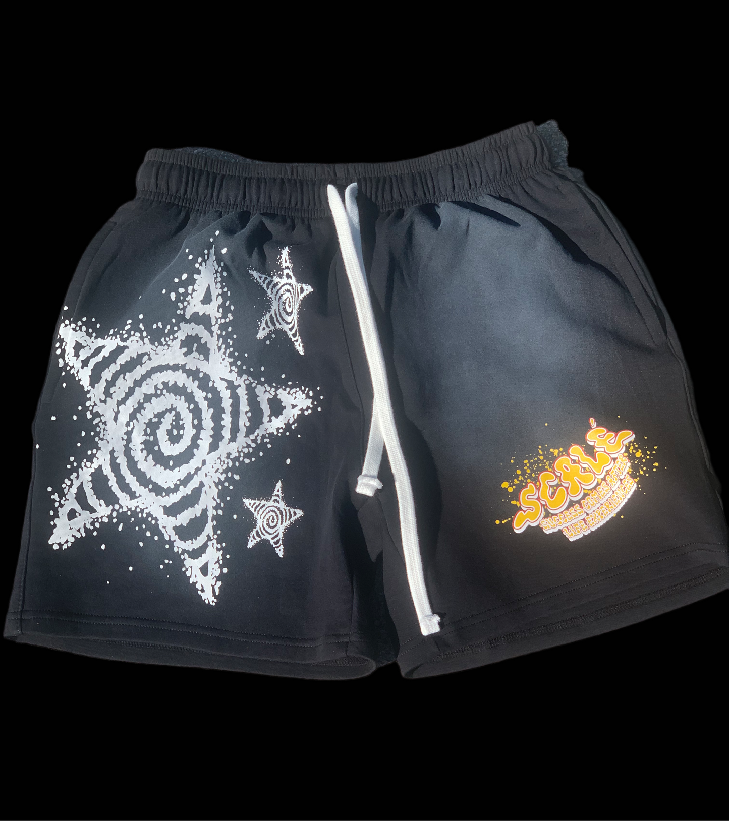 Success Comes After Life Experience Shorts-Black