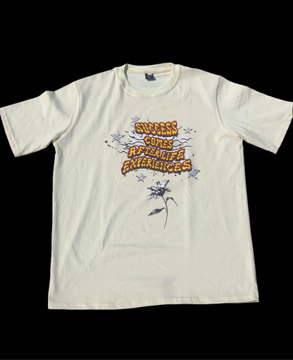 Success Comes After Life Experience Tee-Ivory