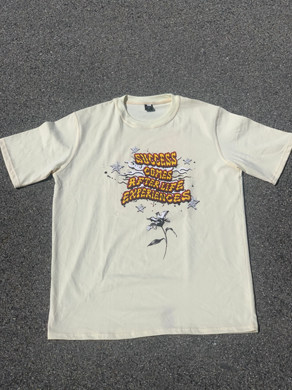 Success Comes After Life Experience Tee-Ivory