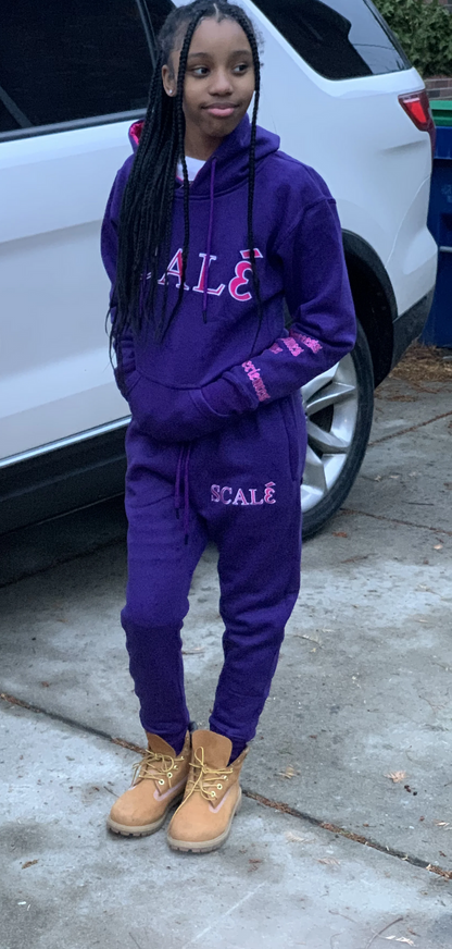Kids Embroidery Sweatsuit
