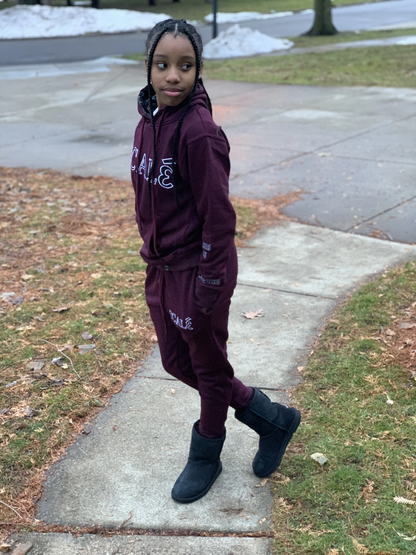 Kids Embroidery Sweatsuit