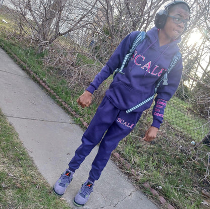 Kids Embroidery Sweatsuit